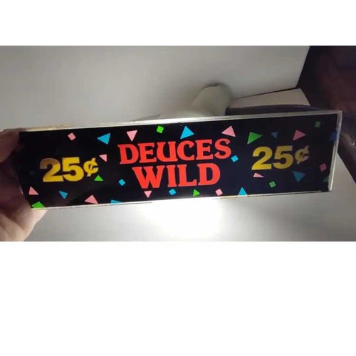 Insegna vintage deuces - 25¢,