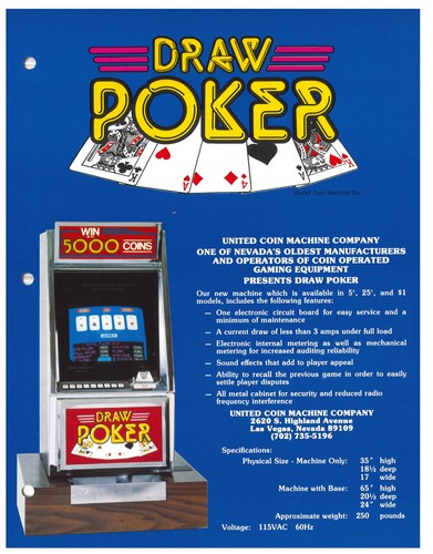 Draw poker slot machine - draw,