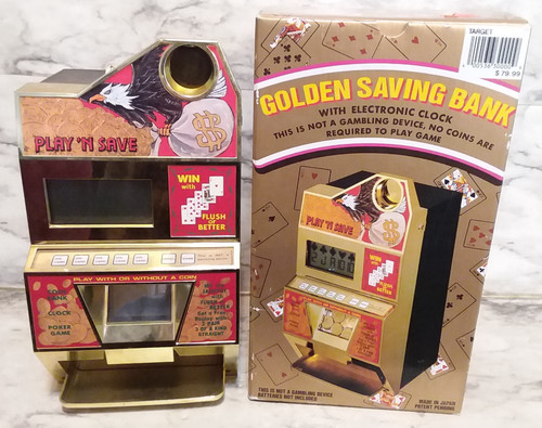 Vntg target video poker golden - video,